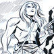 Sketch cover art for Kamandi #1, by Bruce Timm
